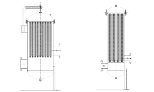 Cartridge Filter Housing Drawing